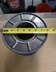 6 Industrial Steel Wire Spools – 8″ x 7″ – Empty Metal Cable/Welding Reels