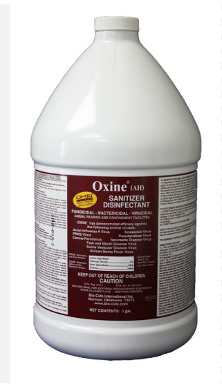 Oxine AH Sanitizer Disinfectant 1 Gal Fungicidal Bacterial Virucidal
