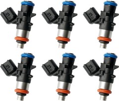 6 PCS New GENUINE MOPAR FUEL Injectors WRANGLER Challenger 3.6L 5184085AC
