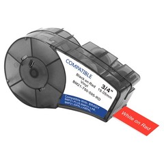 3PK M21-750-595-WT Compatible for Brady BMP21 White Label Cartridge Vinyl 3/4″