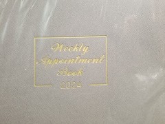 2024 Appointment Book/Planner – Weekly Appointment Planner Jan 2024 – Dec 2024