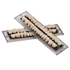 140PCS Denture 23# Shade A2 Acrylic Resin Full Set Teeth Upper Lower Dental NEW