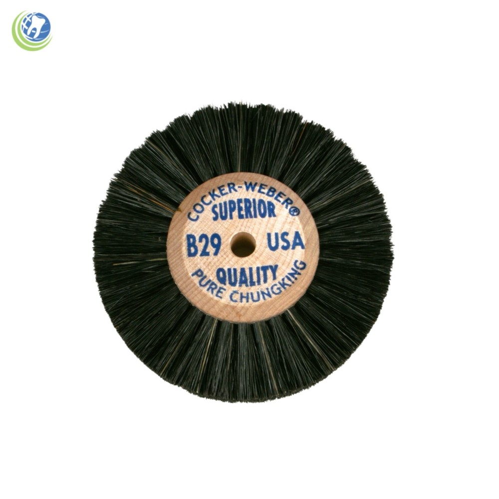 Dental Laboratory Lathe Round Bristles Polishing Brush B29 Wood Center 207-0029