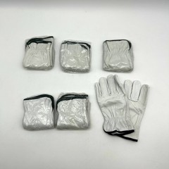 PIP 68-163 Driver Gloves Size Medium Split Cowhide Leather Vending Pks 6 Pairs