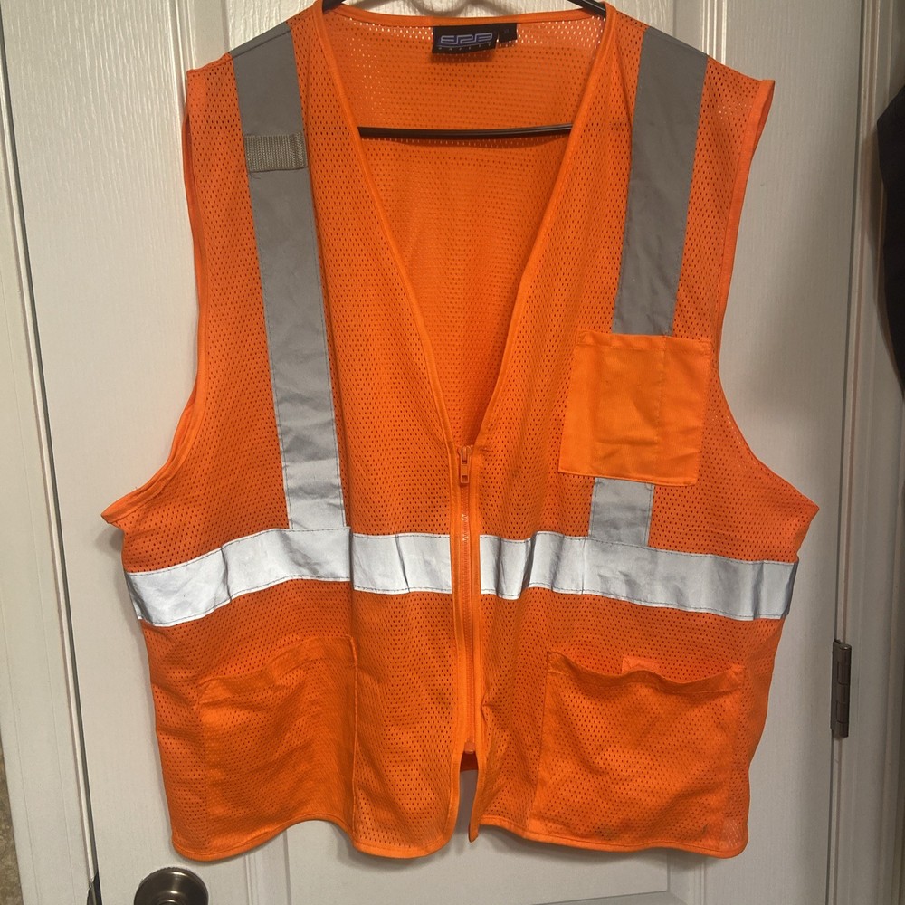 safety vest orange netted – ERB Safety XL