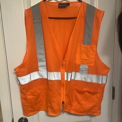 safety vest orange netted – ERB Safety XL