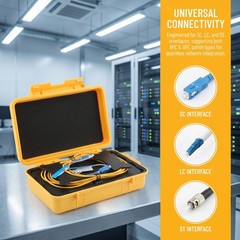 SC/APC-SC/APC OTDR Launch Cable Fiber Optic Test Box Single Mode 150m/1000m