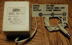 Labtec AD-800 AC Adapter 9vdc 1a 1000ma Speaker Barrel Wall