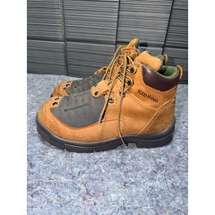 Red Wing 4456 Mens 7.5 D Brown Leather Steel Toe Metatarsal Guard Work Boots EH