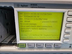 AGILENT 8163A Lightwave Multimeter , 81560A Optical Attenuator /w 11593A