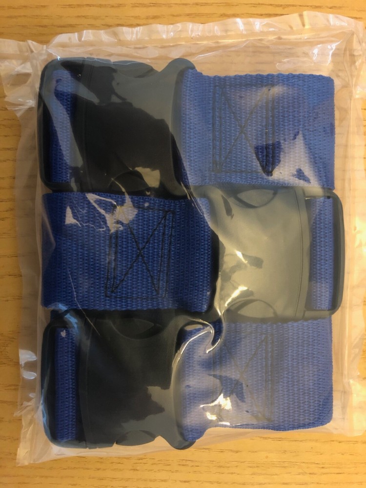 Spine Board Straps – Disposable Backboard Straps 20 Packs of 3 – Blue 55″L x 2″W