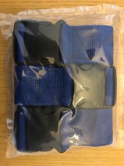 Spine Board Straps – Disposable Backboard Straps 20 Packs of 3 – Blue 55″L x 2″W