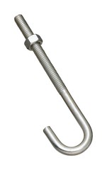 National Hardware N232-926 Zinc-Plated Steel J-Bolt 5/16 x 5 in. with Hex Nuts