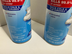 HDX Disinfectant Spray Kills 99.9% Of Germs, Kills Cold & Flu Viruses – 2 Pack