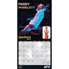 UFC Athletes OFFICIAL | 2027 12×24″ (Hanging) Monthly Square Wall Calendar