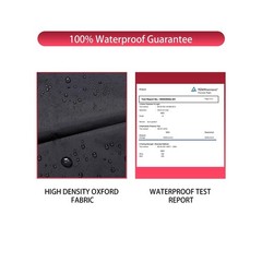 Fire Pit Cover Round – 38″ Heavy Duty Waterproof Oxford Fabric Outdoor