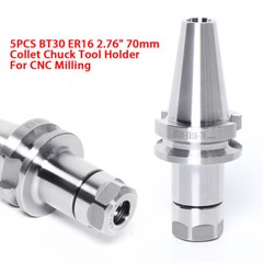 BT30 ER16 70mm 5PCS SET Collet Chuck Tool Holder Balance 12000RPM BT 30 USA