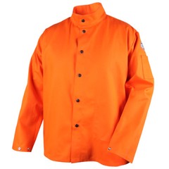 Revco Black Stallion 9 oz FR 30″ Orange Cotton Welding Jacket Size Small
