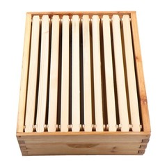 Beeswax Coated 4 Layer 10 Frame Bee Hive Includes Beehive Frames and Foundations