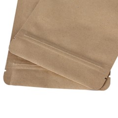 New Flat Brown Kraft QuickQlick™ Mylar Bags Pouches Different Sizes