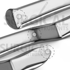 5 Pcs Minnesota Cheek Retractor Set Dental Mouth Opener Surgical German Grade