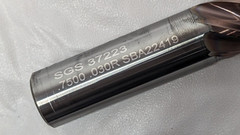 SGS Carbide Corner Radius End Mill TM Coated 3/4″X3/4″X1-5/8″ LOCX4″ 5FL 37223