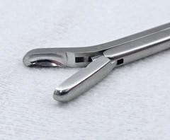 V. Mueller NL-6165-002 7″ Spurling Rongeur, Angled Down, 4 mm Bite
