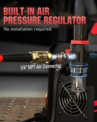 YESWELDER 50Amp 110/220V Air Power Plasma Cutter with 60 Pcs Consumables