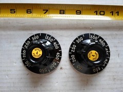Lot of 2: REPCO 4 Position Four Position Black Dial 150 – 550. White Letters