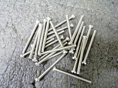 (25) M5-0.80mm Machine Screw, Cheese, Slotted, A2 SS, Plain, 60mm.L.(MK)