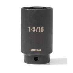 STEELMAN 1/2-Inch Drive 1-5/16-Inch Deep 6-Point Impact Socket, 60517