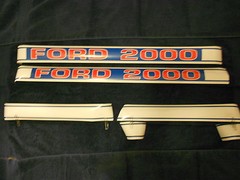 FORD Decal Set for Ford Tractor 2000