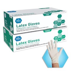 MedPride Nitrile Gloves Powder-Free, Large, Black, 100-Pack