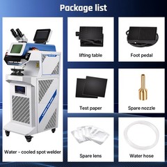 200W Jewellry Spot Laser Welding Machine Micro Precision Water Cooling For Metal
