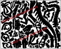 BIG Dinosaur dxf file on thumb drive for 3/16th steel CNC Plasma, laser