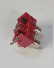 Hosiden PCB Mount Dual RCA Jacks NOS JPJ0811-01-230 3.7 pounds Bulk bag