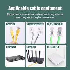 Networks Cable Tester Tool Ethernet RJ45 RJ11 LAN Wire Telephone Cable Tester c