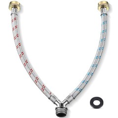 Dreyoo Hose Y Connector, 1 Ft Washing Machine Y 1FT, as the picture shown