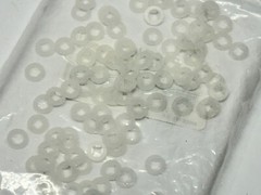 Essentra 16FWRT008062 Retaining Washer For #8 Screw Natural Nylon PKG OF 100