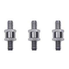 3pcs 10mm 3/8″ Non-Return One Way Air Fuel Oil Check Valve Diesel Gas Chrome