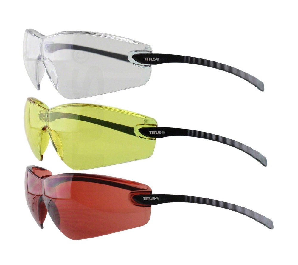 Titus Safety Glasses Shooting Eyewear Motorcycle Protection ANSI Z87 Compliant