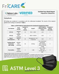 Made in USA Disposable Face Masks, 4-Ply ASTM Level 3 Medical Grade, Breathab…