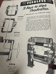 Peerless Mechani-cut Plain/Automatic Operating Instructions Parts List BultnMC55