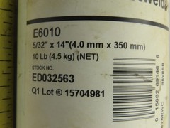Lincoln Electric E6010 ED032563 5/32″ x 14″ Fleetweld Stick Electrodes