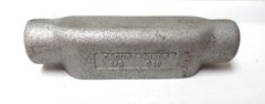 CROUSE-HINDS, RIGID CONDUIT OUTLET BODY, 1/2 C18, 5 CU IN, 5-3/4″ L, LOT OF 2