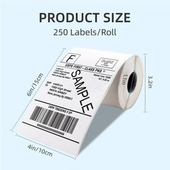 Self Adhesive Thermal Shipping Labels Roll 4×6 Zebra 2844 Eltron ZP450