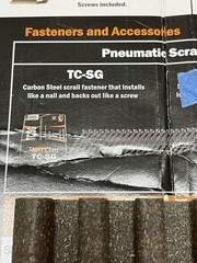 TigerClaw 1-1/2 in. L Angled Strip Black Oxide Scrail Fasteners Approx 1110 Pc