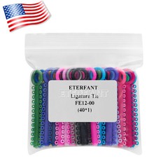 1040pc Orthodontic Ligature Ties Elastic Ligas Ortodoncia Rubber Bands Brackets