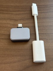 InfiRay P2 Pro Thermal Camera Infrared for iOS + Apple Lightning USB-C adapter