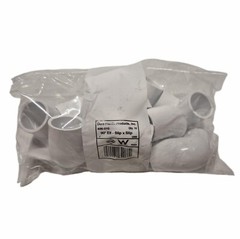 1″ PVC 90 Deg Elbow – Slip x Slip, Sch 40, 406-010 – 10 Pack